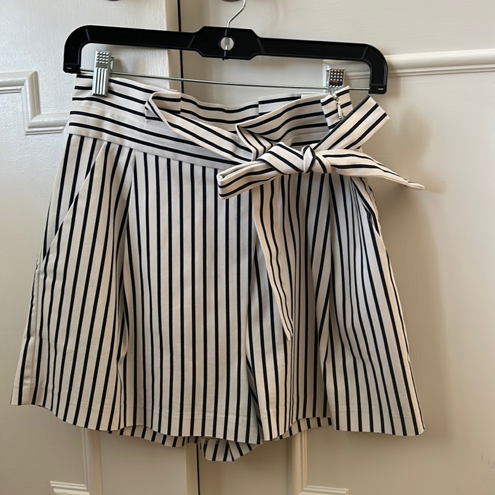 Zara Striped Bow Shorts